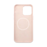 Rvelon iPhone 14 Plus Deksel Silikon MagSafe Sandrosa