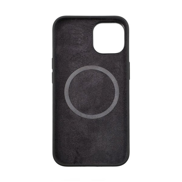 Rvelon iPhone 14 Plus Deksel Silikon MagSafe Svart