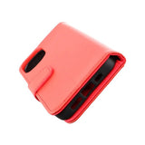 Rvelon iPhone 14 Plus Etui Utbrettbar Kortlomme Rød