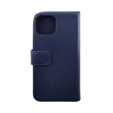 Rvelon iPhone 14 Plus Etui Ekte Skinn Blå