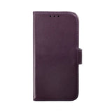 Rvelon iPhone 14 Plus Etui Ekte Skinn Lilla