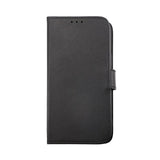 Rvelon iPhone 14 Plus Etui Ekte Skinn Svart