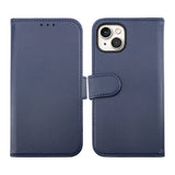 Rvelon iPhone 14 Plus Etui Detachable Wallet Case Blå