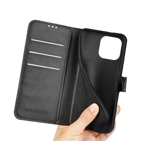 iPhone 14 Plus Etui med Stativ Svart