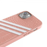 Adidas iPhone 14 Plus Deksel 3 Stripes Snap Etui Alligator Pink