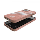 Adidas iPhone 14 Plus Deksel 3 Stripes Snap Etui Alligator Pink