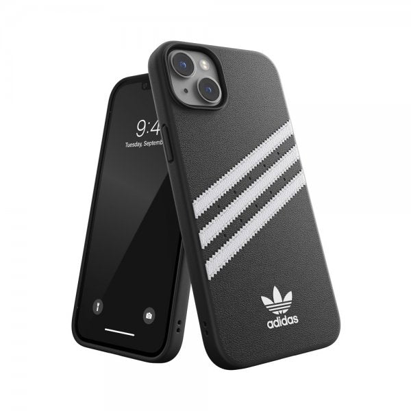 Adidas iPhone 14 Plus Deksel 3 Stripes Snap Case Svart Hvit