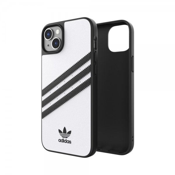 Adidas iPhone 14 Plus Deksel 3 Stripes Snap Case Hvit Svart