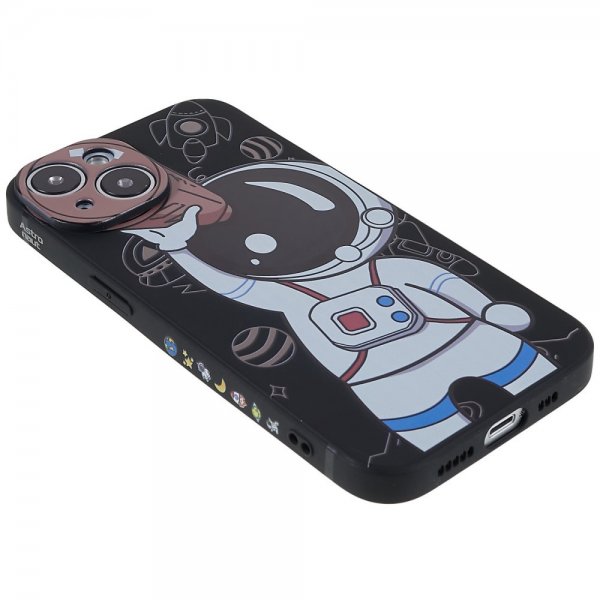 iPhone 14 Plus Deksel Astronaut Svart Brun