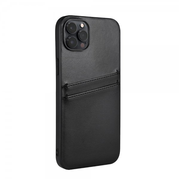 Buffalo iPhone 14 Plus Deksel Backcover with Card Slots Svart
