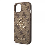 Guess iPhone 14 Plus Deksel Big Metal Logo Brun
