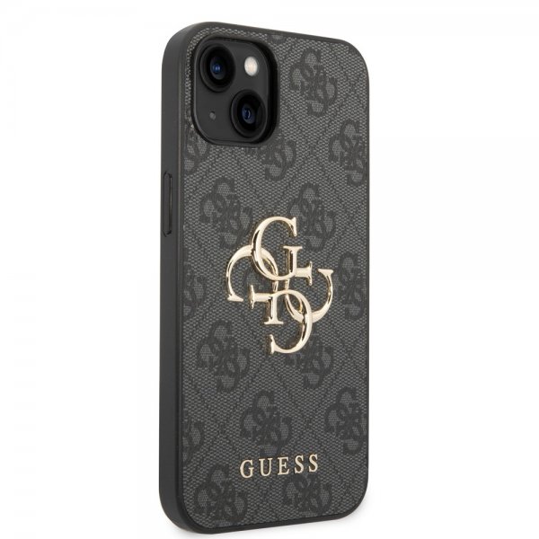 Guess iPhone 14 Plus Deksel Big Metal Logo Grå