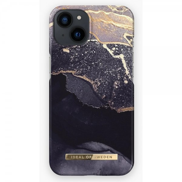 Ideal of Sweden iPhone 14 Plus Deksel Fashion Case MagSafe Golden Twilight Marble