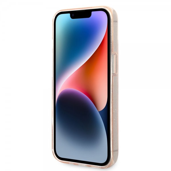 Guess iPhone 14 Plus Deksel Full Glitter Gull