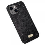 Sulada iPhone 14 Plus Deksel Glitter Svart