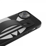Adidas iPhone 14 Plus Deksel Håndstropp Etui Svart Hvit