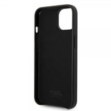Karl Lagerfeld iPhone 14 Plus Deksel Logo Perforert Svart