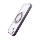 Rvelon iPhone 14 Plus Deksel Roterbart Stativ Lilla