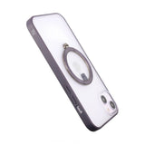 Rvelon iPhone 14 Plus Deksel Roterbart Stativ Lilla