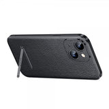 Sulada iPhone 14 Plus Deksel med Stativ Svart