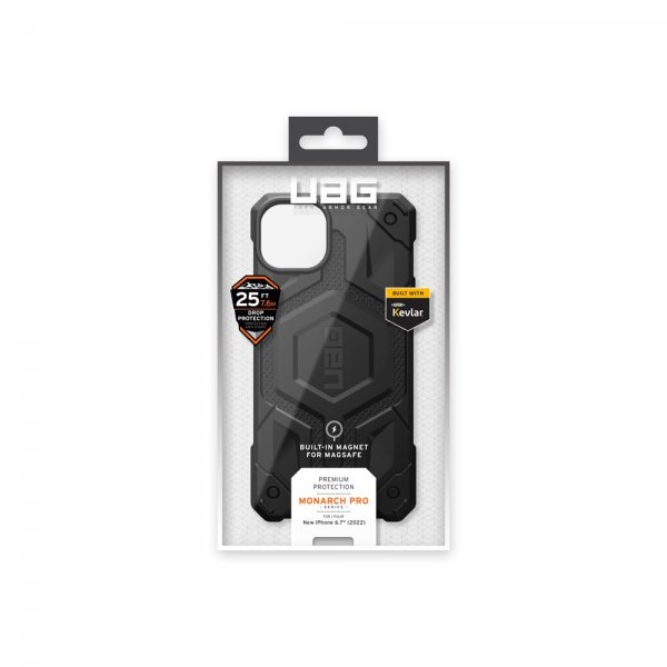 Urban Armor Gear (UAG) iPhone 14 Plus Deksel Monarch Pro MagSafe Kevlar Black