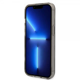 Karl Lagerfeld iPhone 14 Plus Deksel Monogram Vertical Stripe Svart