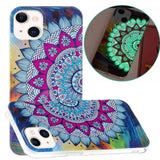 iPhone 14 Plus Deksel Motiv Blå Mandala