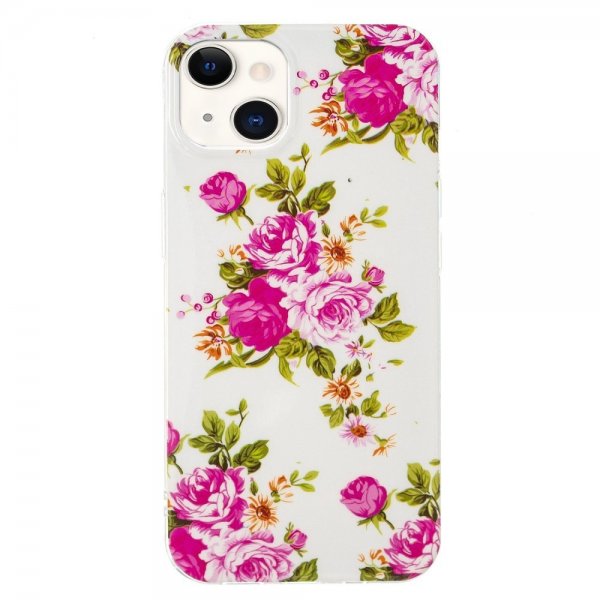 iPhone 14 Plus Deksel Motiv Rosa Rosor