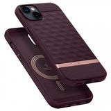 Caseology iPhone 14 Plus Deksel Parallax Mag Burgundy Bean