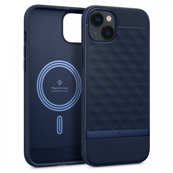 Caseology iPhone 14 Plus Deksel Parallax Mag Midnight Blue