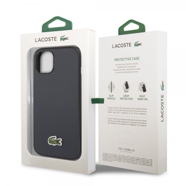 Lacoste iPhone 14 Plus Deksel Petit Pique Logo Blå