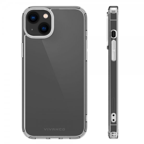 Vivanco iPhone 14 Plus Deksel Safe & Steady Transparent