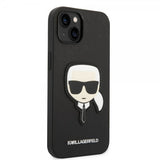 Karl Lagerfeld iPhone 14 Plus Deksel Saffiano Karl Svart