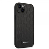 Karl Lagerfeld iPhone 14 Plus Deksel Saffiano Monogram Svart