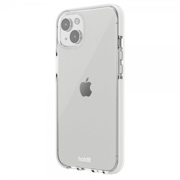 holdit iPhone 14 Plus Deksel Seethru White