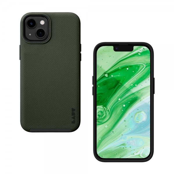 LAUT iPhone 14 Plus Deksel Shield Olive