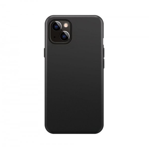 Xqisit iPhone 14 Plus Deksel Silicone Case Svart