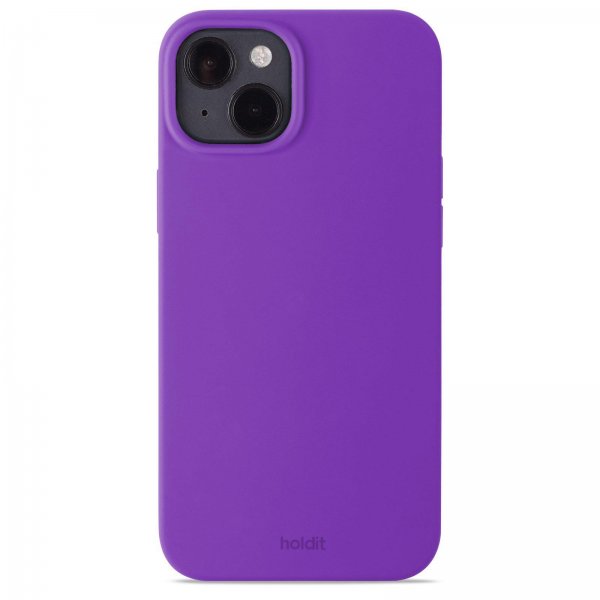 holdit iPhone 14 Plus Deksel Silikon Bright Purple