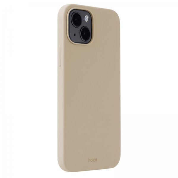 holdit iPhone 14 Plus Deksel Silikon Latte Beige