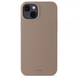 holdit iPhone 14 Plus Deksel Silikon Mocha Brown