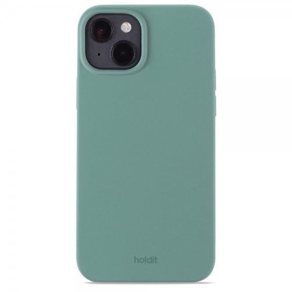 holdit iPhone 14 Plus Deksel Silikon Moss Green