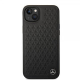 Mercedes Benz iPhone 14 Plus Deksel Star Pattern Svart