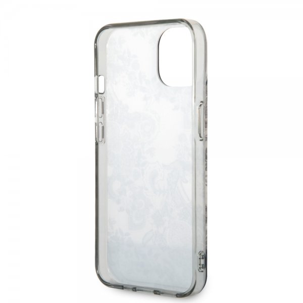 Guess iPhone 14 Plus Deksel Toile de Jouy Grå