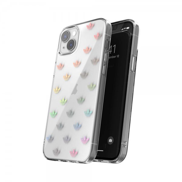 Adidas iPhone 14 Plus Deksel Trefoil Clear Case Transparent