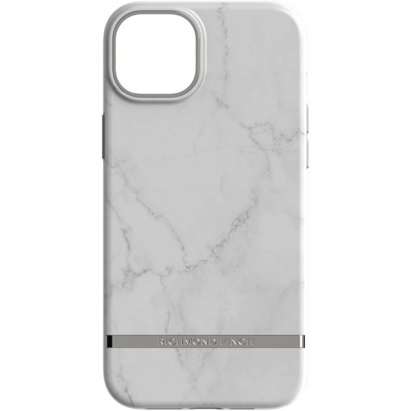 Richmond & Finch iPhone 14 Plus Deksel White Marble