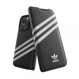 Adidas iPhone 14 Pro Etui 3 Stripes Bok Etui Svart Hvit