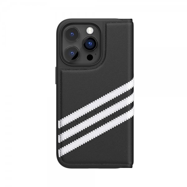 Adidas iPhone 14 Pro Etui 3 Stripes Bok Etui Svart Hvit