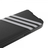 Adidas iPhone 14 Pro Etui 3 Stripes Bok Etui Svart Hvit