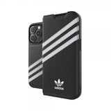 Adidas iPhone 14 Pro Etui 3 Stripes Bok Etui Svart Hvit