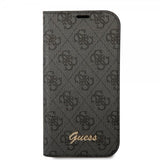 Guess iPhone 14 Pro Etui 4G Logo Svart